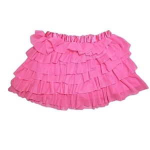 XOXO Girls Tulle Ruffled Skort Pink Size 2T